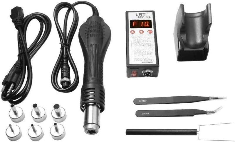 LRTO 8858 Micro Hot Air Station SMD Rework Desoldering Digital Heat Gun - Image 2